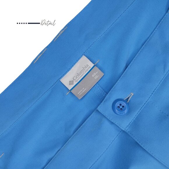 VIVID BLUE COLUMBIA WATER SHORT FOR MEN SIZE 40 - Picture 6 of 11